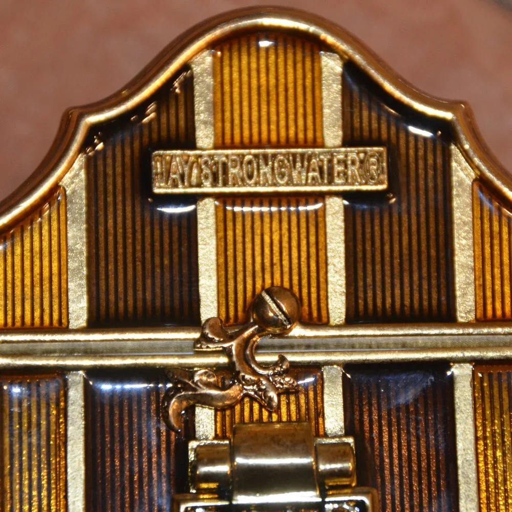 RARE RETIRE JAY STRONGWATER JUNGLE SAFARI LEOPARD CAT LIBRE CRYSTAL ENAMEL FRAME